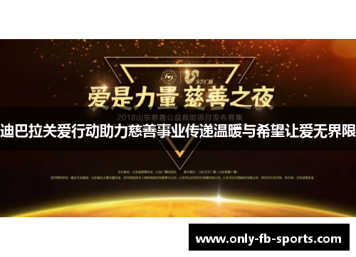 迪巴拉关爱行动助力慈善事业传递温暖与希望让爱无界限
